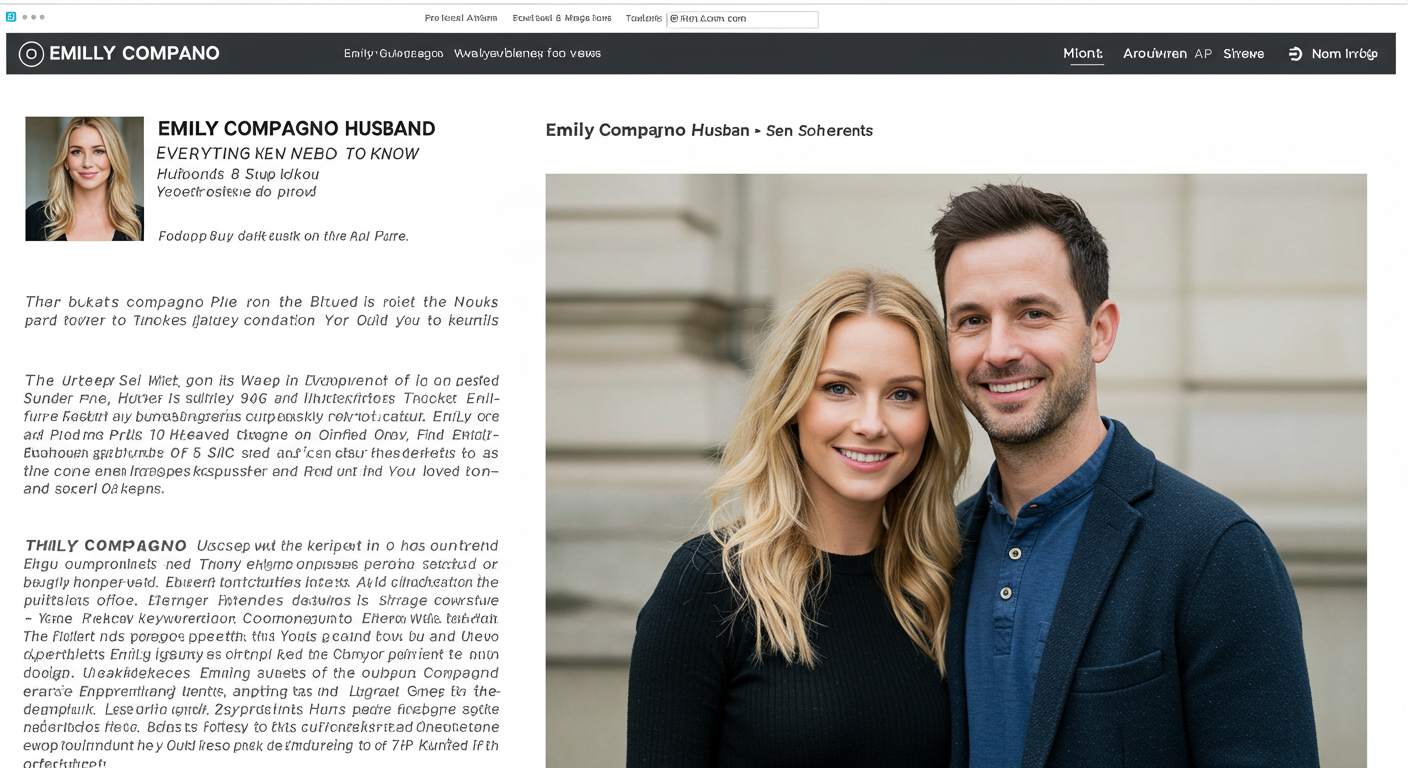 Emily Compagno Husband – Everything You Need to Know